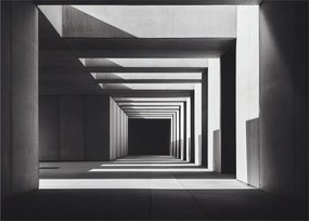 Obraz - Štvorcový tunel (70x50 cm)