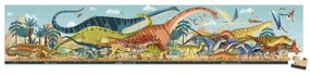 Janod Puzzle v kufríku 100ks Dinosaury