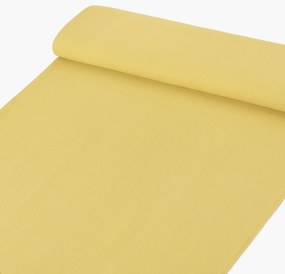 Goldea prírodná látka z ľanovej zmesi - žltá 300 cm