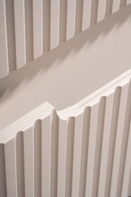 Závěsná skříňka pod umyvadlo Nova Cashmere II s deskou 80 cm kašmír/dub coast evoke