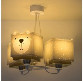 Dalber 64577 - Detský luster LITTLE TEDDY 3xE27/60W/230V PI426