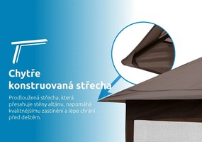 Marimex | Záhradný altánok Marimex Vista 3x3 m | 10970572