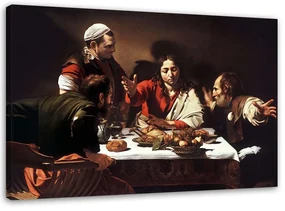 Gario Obraz na plátne Večera v Emmaus - Michelangelo Merisi da Caravaggio, reprodukcia Rozmery: 60 x 40 cm