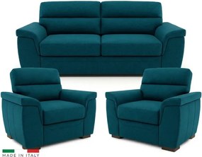 Sedacia zostava ROSSO II 3+1+1, hnedá (enjoy new lux - 54 elephant)