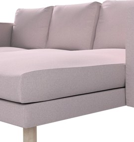 Poťah na sedačku Norsborg s ležadlom - 3 os. farba produktu ružová látka zapletaná