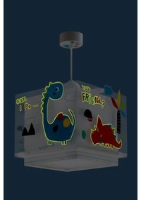 Dalber D-73452 - Detský luster DINOS 1xE27/60W/230V