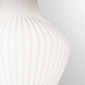 SIRU - Luster na lanku LONDON 1xE27/60W/230V biela/lesklý chróm benátske sklo