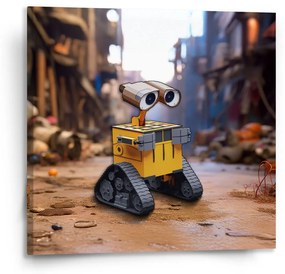 Sablio Obraz Wall-E robot Město - 110x110 cm