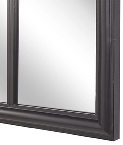 Nástenné zrkadlo 62 x 113 cm čierne TRELLY Beliani