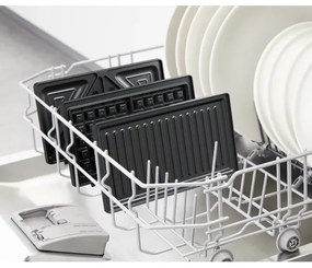 Tefal - Hriankovač ULTRA COMPACT 3v1 700W/230V čierna/chróm