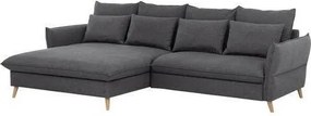 XXXLutz ROHOVÁ SEDAČKA, textil, sivá MID.YOU - Sedačky - 000694006708