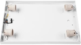 Stropné svietidlo OAK SQUARE 4xE27/15W/230V 45x45 cm dub