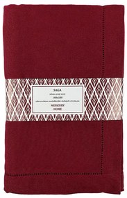 Obrus SAGA bordová 140x180 easy care