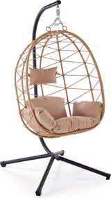 Závesné hojdacie kreslo Snake béžové