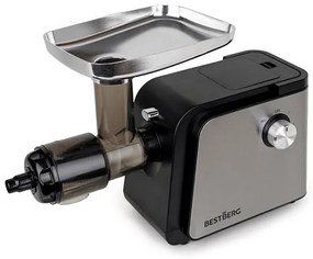 MEGAKOMBO Elektrický mlynček na mäso BestBerg BBM-2500 + nástavce lisu na paradajky a odšťavovače