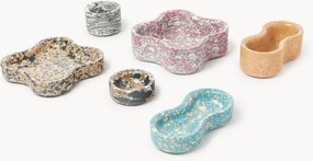 Dekoračné misky z technického mramoru Elara, 6 ks