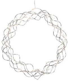 Eglo 411015 - LED Vianočná dekorácia CURLY 30xLED/0,064W/230V lesklý chróm