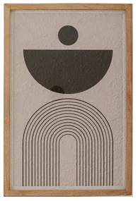 Fontana obraz béžovo-čierny 40x60 cm