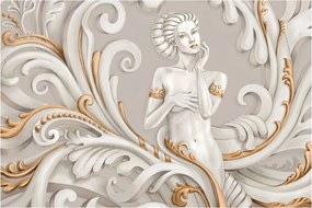 Obraz bohyne v ornamentálnom pozadí (90x60 cm)