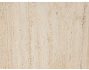 Béžový konferenčný stolík v dekore mramoru 60x60 cm Solano – Actona