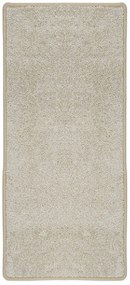 Vopi, Koberec behúň na mieru Capri Lux cream, šíre 70 cm, béžová, chodba / predsieň