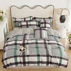 Flanelové obliečky Homa NERO CLASSIC 7-set 140x200 cm