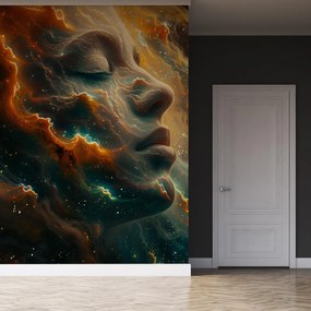 Fototapeta - Tvár vo vesmíre (147x102 cm)