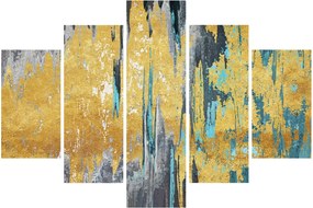 Obraz - Zlatý design (150x105 cm)