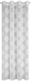 ZÁCLONA NA KRÚŽKOCH MILAGROS 140X250 CM VZOROVANÁ