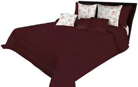 Kvalitný prehoz na posteľ hnedej farby