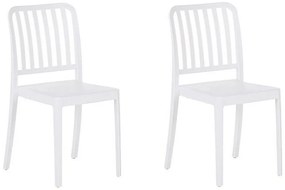 Set 2 ks záhradných stoličiek Sinnamon (biela) . Vlastná spoľahlivá doprava až k Vám domov. 1075858