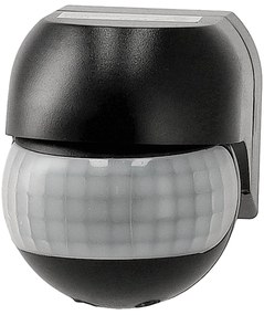 BERGE Pohybové čidlo LED PIR čierne IP44 800W PR054