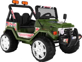 Ramiz Detské terénne auto na batérie Raptor Drifter zelené + ovládač na diaľkové ovládanie