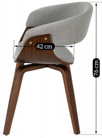 PROXIMA.store - Čalúnená stolička GARY FARBA: béžová