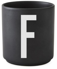 DESIGN LETTERS Porcelánový hrnček/dózička Letters Black 300 ml W