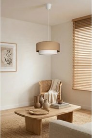 Brilagi - LED luster na lanku BOHO ECO 1xE27/10W/230V pr. 40 cm béžová/krémová