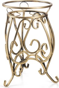 STOJAN NA KVETINÁČ FIORINA 44,5X31 CM ZLATÁ