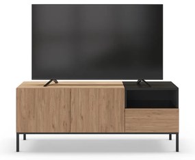 TV stolík v prírodnej farbe 140x55 cm Cailin – Marckeric