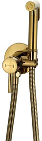 Mexen Elba, podomietková bidetová batéria s ručnou spŕškou, zlatá lesklá, 7599250-50