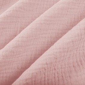 Biante Mušelínová obliečka na vankúš MSN-078 Púdrovo ružová 70 x 90 cm