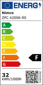 Nimco Čierne LED zrkadlo 1200x650 - ZPC 42006-90