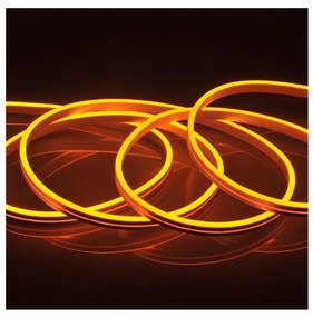 LED Pásik NEON 5m LED/40W/24V oranžová IP65