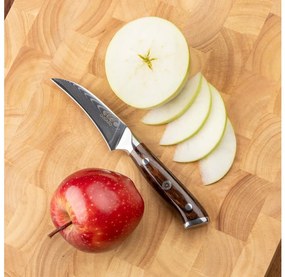 Gudaro - Damaškový kuchynský nôž na ovocie FENG 3,5", 67 vrstiev ocele, dĺžka 9,5 cm