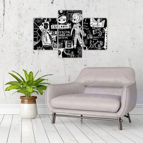 Obraz - Graffiti (90x60 cm)