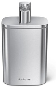 Dávkovač mydla z nerezovej ocele v striebornej farbe 473 ml - simplehuman