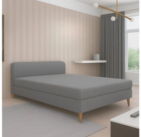 Čalúnená válenda BRISBANE 110x200 cm šedá