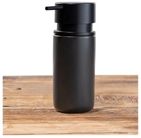 Čierny keramický dávkovač mydla Wenko Black Outdoor Kitchen Silo