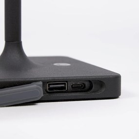 Stmievateľné vonkajšie svietidlo na USB Aluney - Kave Home