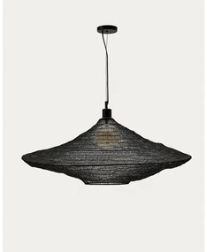 Čierne závesné svietidlo ø 87 cm Makai – Kave Home