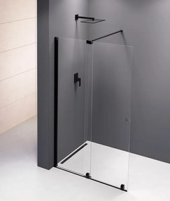 Polysan, MODULAR SHOWER zástena s pojazdy 1200 mm, čierna, MS5-120B